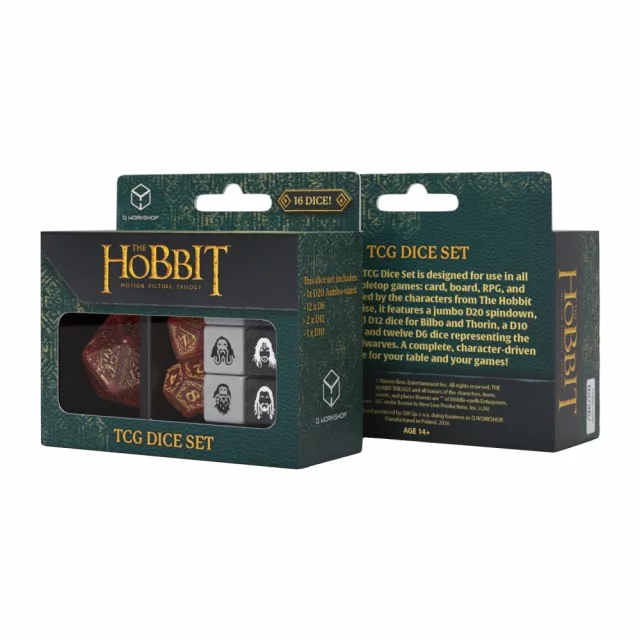 Würfel The Hobbit - Ember Hearth (16 Stk.) - Q-Workshop