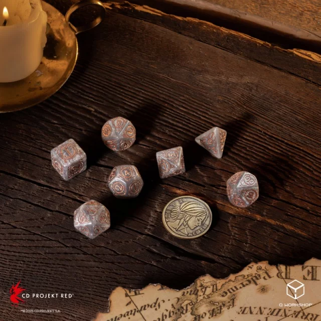Würfel The Witcher - Elder Blood (7 Stck) - Q-Workshop
