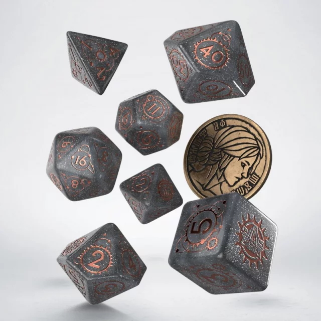 Würfel The Witcher - Elder Blood (7 Stck) - Q-Workshop