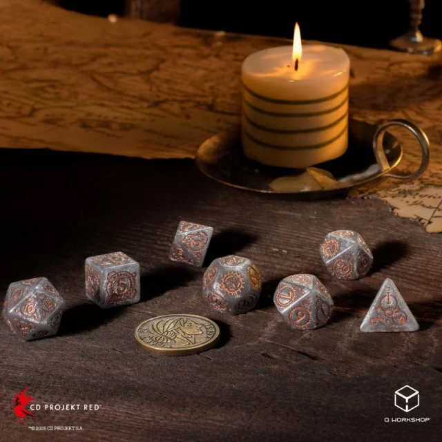 Würfel The Witcher - Elder Blood (7 Stck) - Q-Workshop