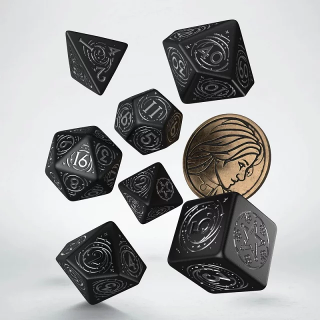 Würfel The Witcher - The Obsidian Star (7 Stck) - Q-Workshop