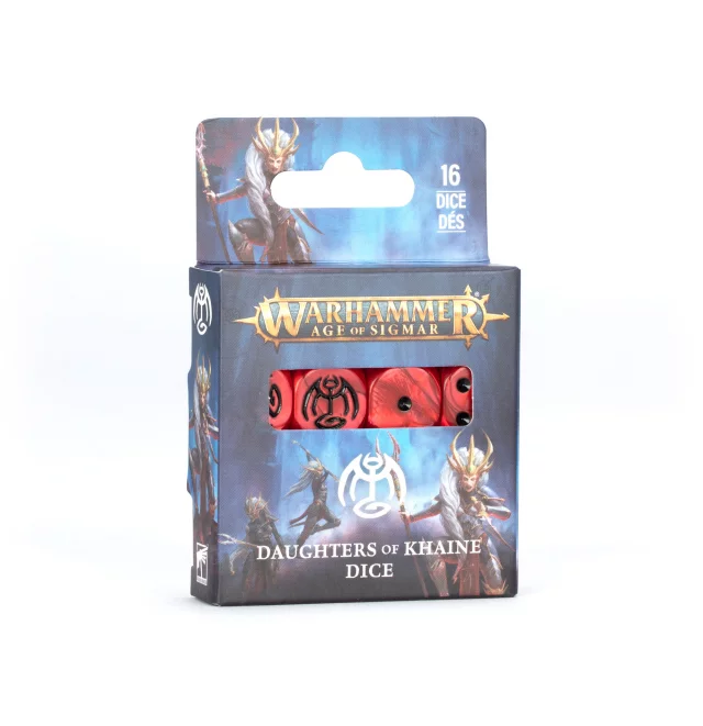 Würfel Warhammer Age of Sigmar - Daughters of Khaine Dice (16 Stk) - Brettspiel