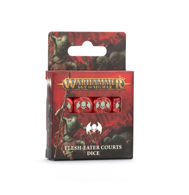Würfel Warhammer Age of Sigmar - Flesh-Eater Courts Dice (16 Stck) - Brettspiel