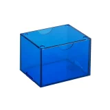 Kartenbox Dragon Shield - Clear Blue (Strongbox 100+) - TCG Sammelkartenspiel
