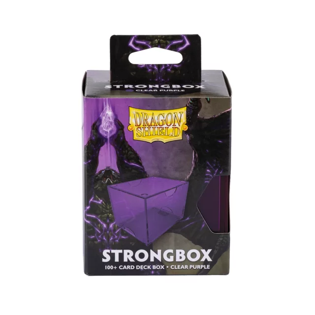 Kartenbox Dragon Shield - Clear Purple (Strongbox 100+) - Verpackungen