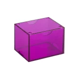 Kartenbox Dragon Shield - Clear Purple (Strongbox 100+) - TCG Sammelkartenspiel