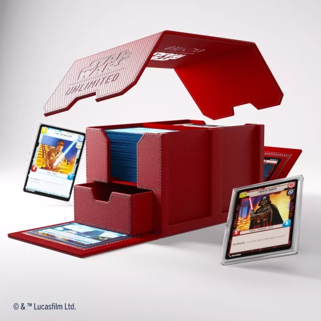 Kartenbox Gamegenic - Star Wars: Unlimited Double Deck Pod Red - Kartenboxen