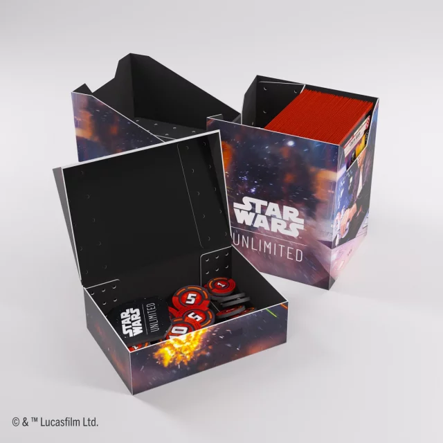 Kartenbox Gamegenic - Star Wars: Unlimited Soft Crate Han Solo Millenium Falcon - Kartenboxen