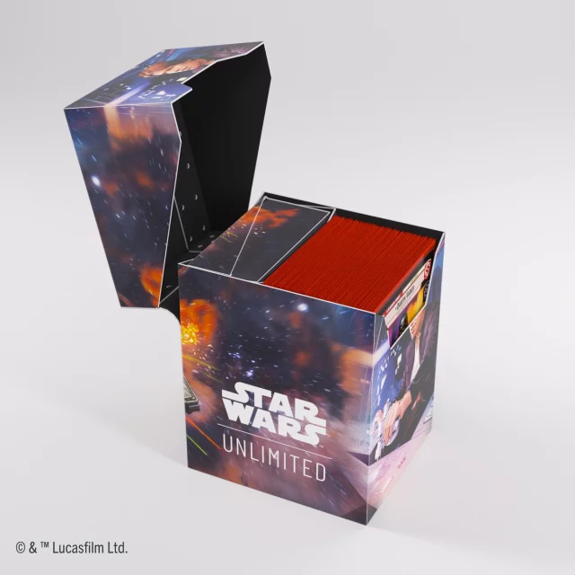 Kartenbox Gamegenic - Star Wars: Unlimited Soft Crate Han Solo Millenium Falcon - Kartenboxen