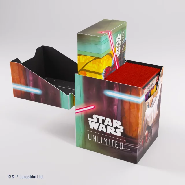 Kartenbox Gamegenic - Star Wars: Unlimited Soft Crate Obi-Wan/Darth Maul - Kartenboxen