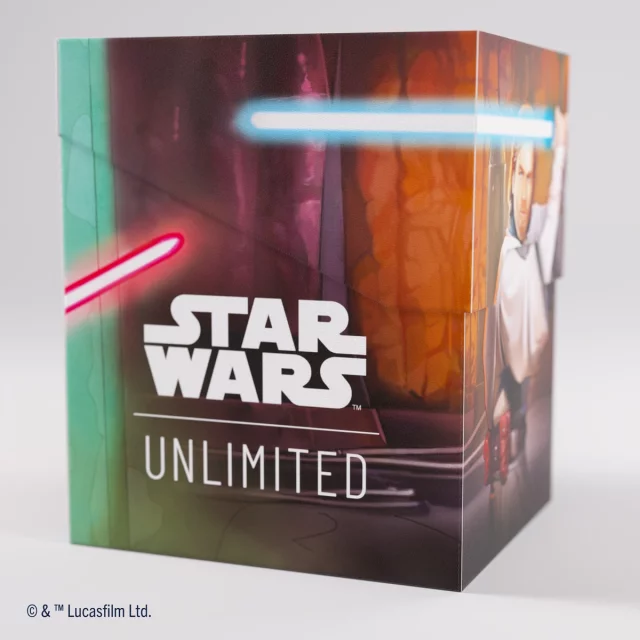 Kartenbox Gamegenic - Star Wars: Unlimited Soft Crate Obi-Wan/Darth Maul - Kartenboxen