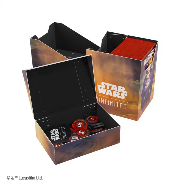 Kartenbox Gamegenic - Star Wars: Unlimited Soft Crate Palpatine/Padme - Kartenboxen