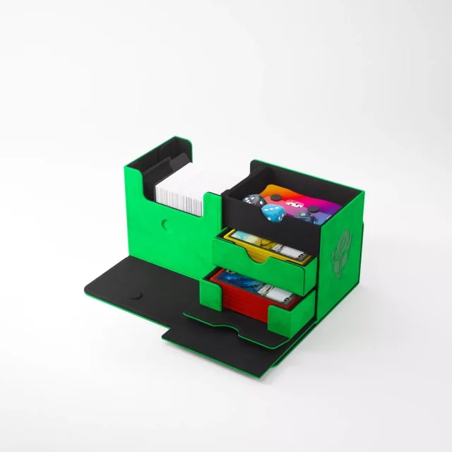 Kartenbox Gamegenic - The Academic 133+ XL Convertible Grün/Schwarz - Kartenboxen