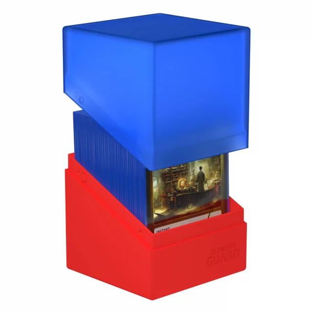 Kartenbox Ultimate Guard - Boulder Deck Case Blue/Red (100+) - Kartenboxen