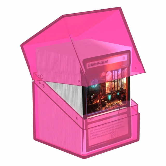 Kartenbox Ultimate Guard - Boulder Deck Case Clear Rhodonite (100+) - Kartenboxen