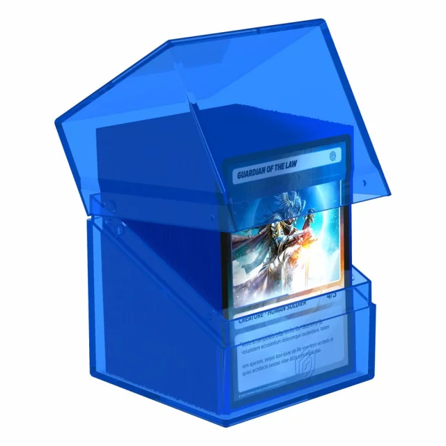 Kartenbox Ultimate Guard - Boulder Deck Case Clear Sapphire (100+) - Kartenboxen