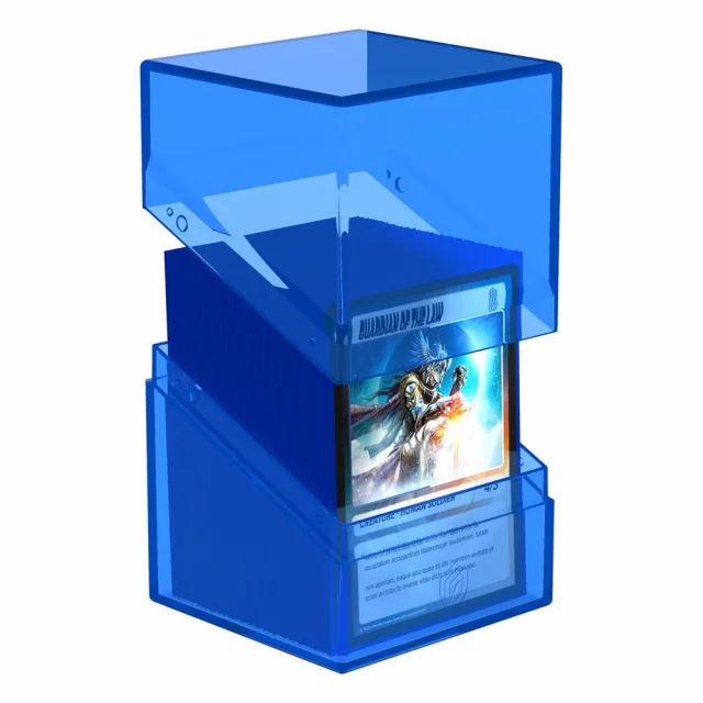 Kartenbox Ultimate Guard - Boulder Deck Case Clear Sapphire (100+) - TCG Sammelkartenspiel
