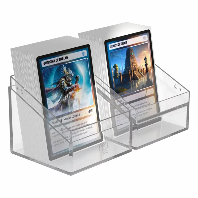 Kartenbox Ultimate Guard - Boulder Deck Case Clear Transparent (100+) - TCG Sammelkartenspiel