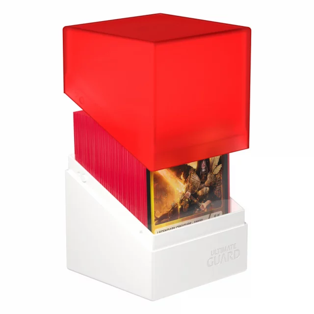 Kartenbox Ultimate Guard - Boulder Deck Case Red/White (100+) - Kartenboxen