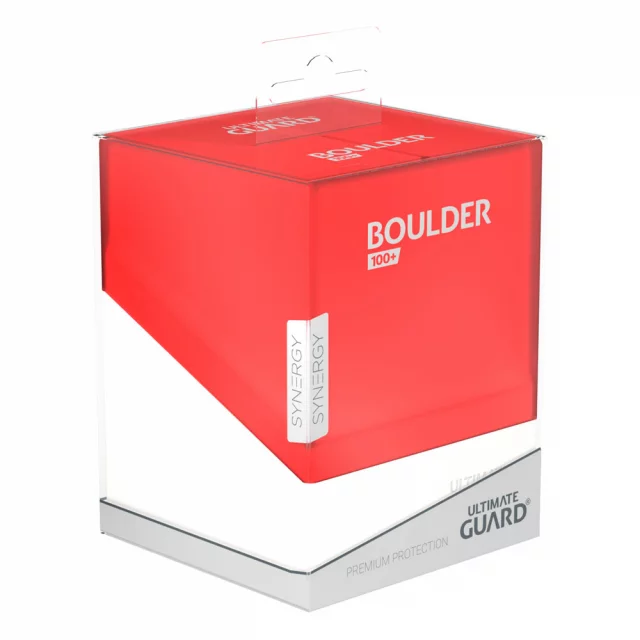 Kartenbox Ultimate Guard - Boulder Deck Case Red/White (100+) - Kartenboxen
