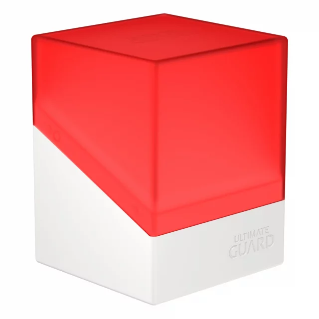 Kartenbox Ultimate Guard - Boulder Deck Case Red/White (100+) - TCG Sammelkartenspiel