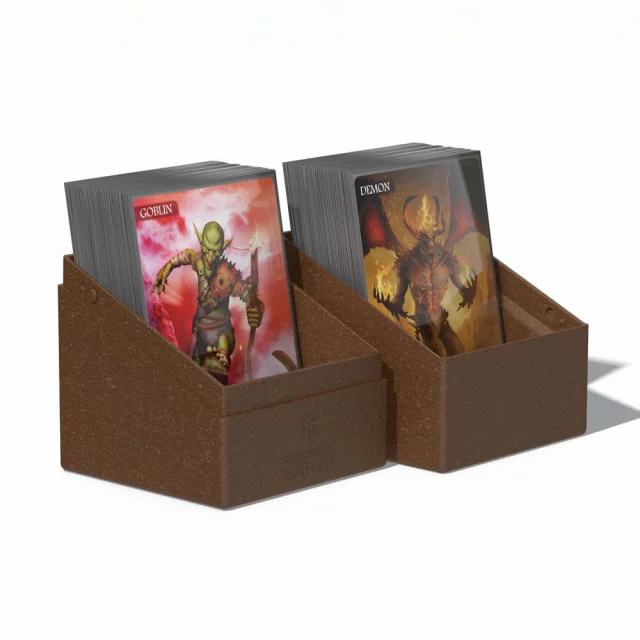 Kartenbox Ultimate Guard - Boulder Deck Case Return to Earth Brown (100+) - TCG Sammelkartenspiel