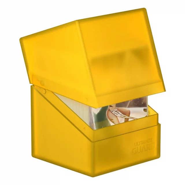 Kartenbox Ultimate Guard - Boulder Deck Case Standard Amber (100+) - TCG Sammelkartenspiel