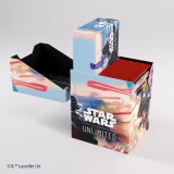 Krabička na karty Gamegenic - Star Wars: Unlimited Soft Crate Rey/Kylo Ren dupl