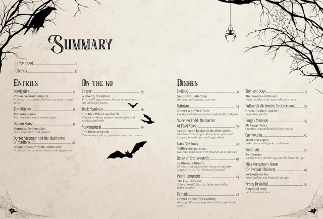 Kochbuch Gastronogeek: Gothic Recipes ENG - Tim Burton
