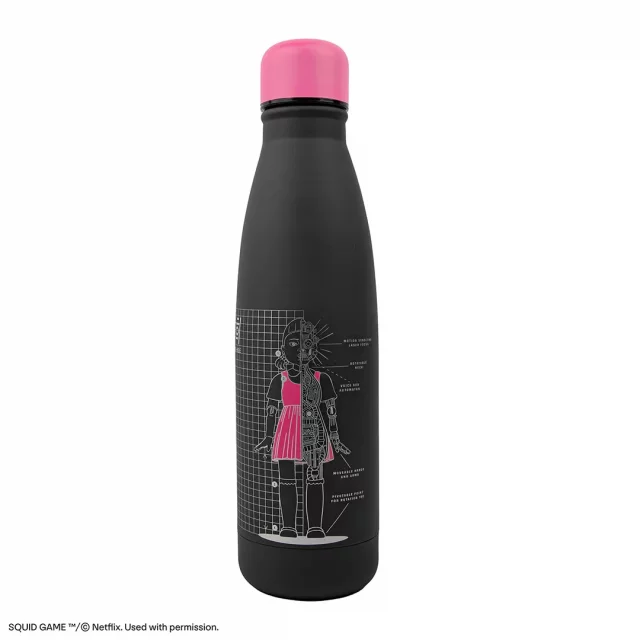 Trinkflasche Squid Game - Young-Hee Blueprint (schwarz) - Tassen