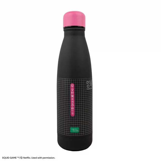 Trinkflasche Squid Game - Young-Hee Blueprint (schwarz) - Thermoflasche