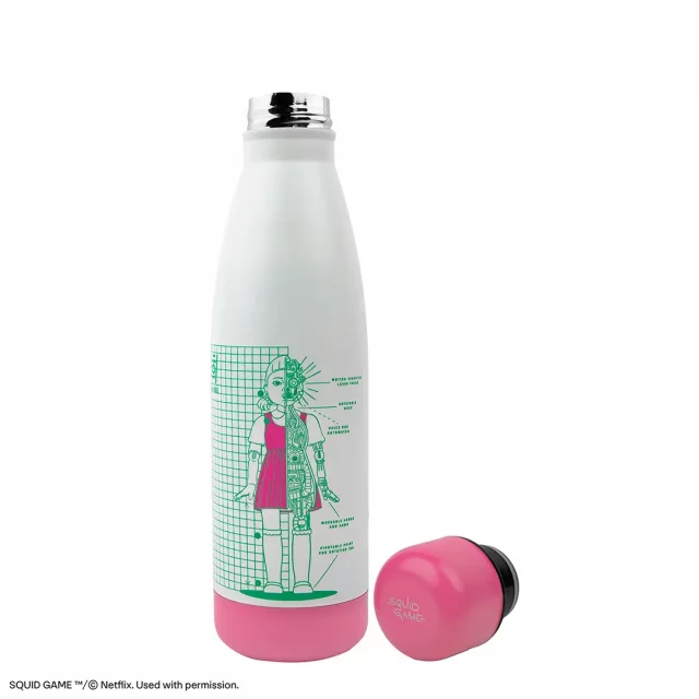 Trinkflasche Squid Game - Young-Hee Blueprint (weiß) - Tassen