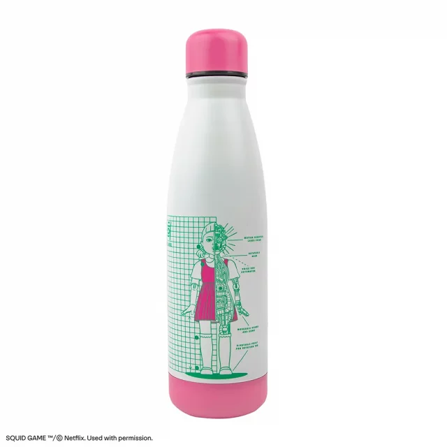 Trinkflasche Squid Game - Young-Hee Blueprint (weiß) - Tassen