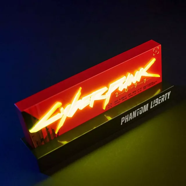 Tischlampe Cyberpunk 2077 - Phantom Liberty Logo