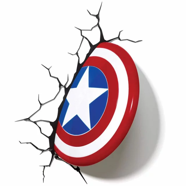 Tischlampe Marvel - Captain America Shield 3D (beschädigte Verpackung)