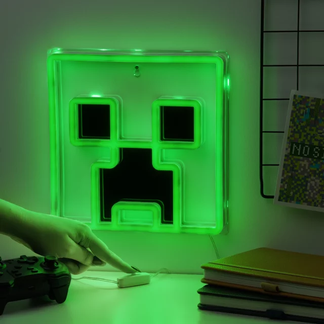 Wandlampe Minecraft - Creeper