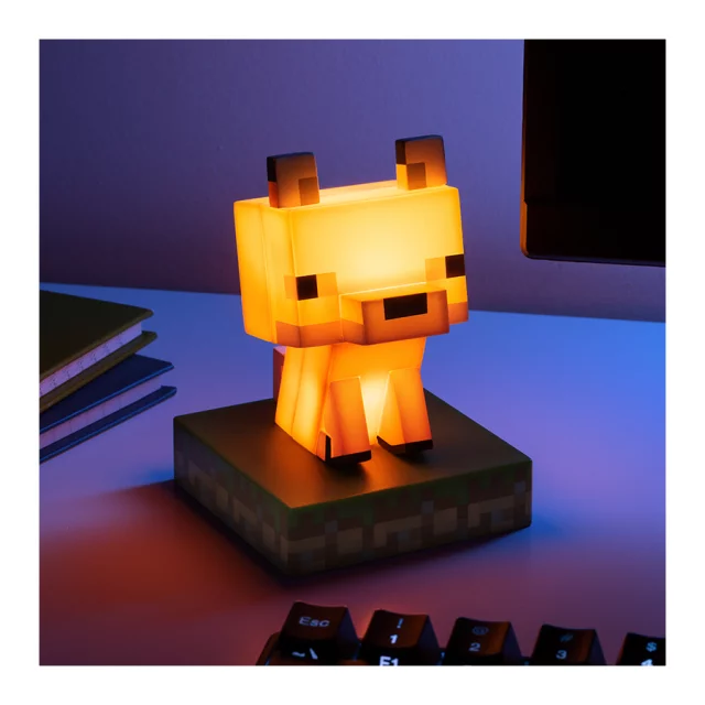 Tischlampe Minecraft - Sitzender Fuchs