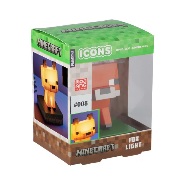 Tischlampe Minecraft - Sitzender Fuchs
