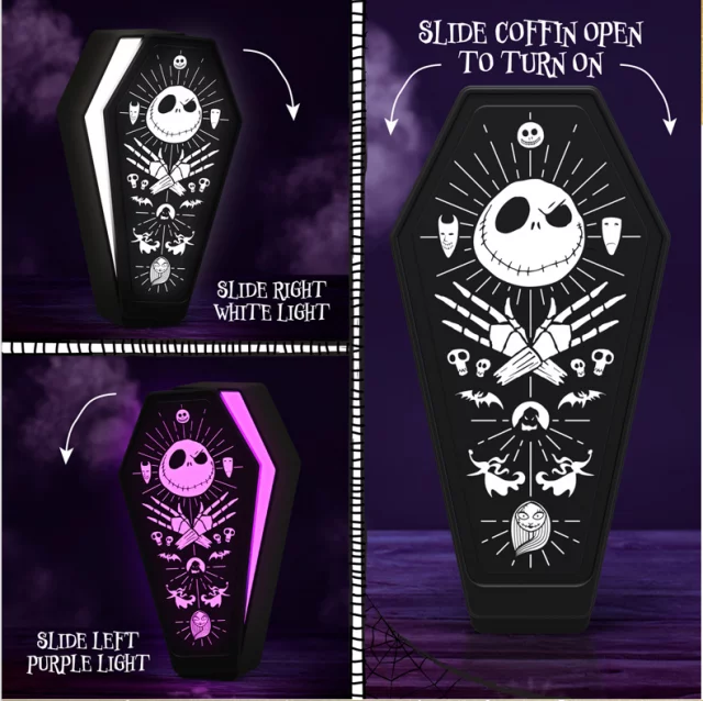 Tischlampe The Nightmare Before Christmas - Coffin 3D