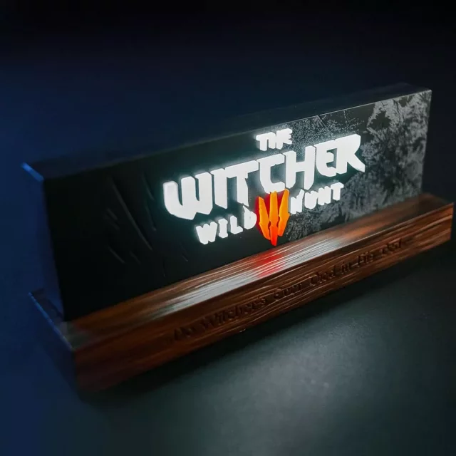 Tischlampe The Witcher - Wild Hunt Logo (beschädigte Verpackung)