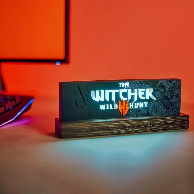 Tischlampe The Witcher - Wild Hunt Logo (beschädigte Verpackung)