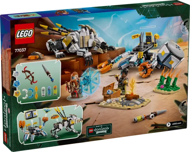 LEGO Horizon Adventures - Aloy a Varl vs. Shell-Walker a Sawtooth - Horizon: Forbidden West