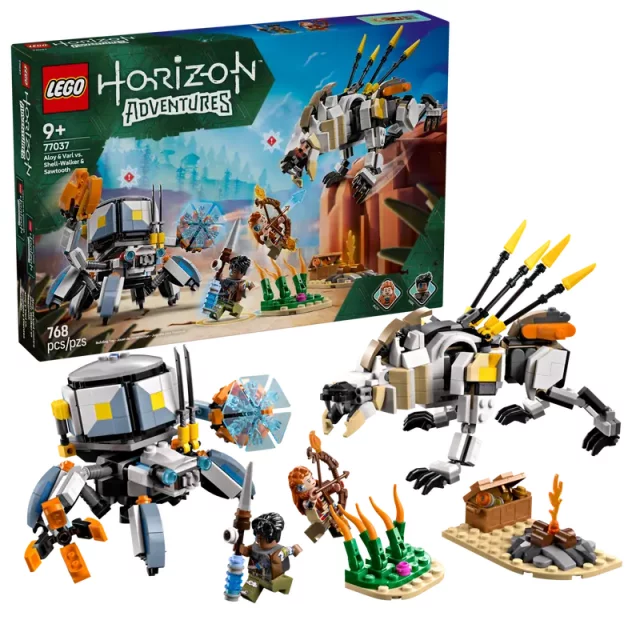 LEGO Horizon Adventures - Aloy a Varl vs. Shell-Walker a Sawtooth - Bausatz
