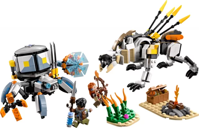 LEGO Horizon Adventures - Aloy a Varl vs. Shell-Walker a Sawtooth - Horizon: Zero Dawn