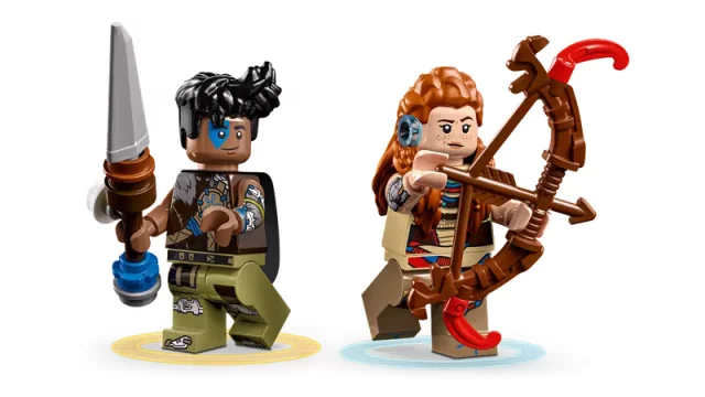LEGO Horizon Adventures - Aloy a Varl vs. Shell-Walker a Sawtooth - Bausatz