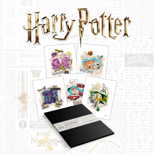 Litografie Harry Potter - Limited Edition Set (10 Stück) - Poster