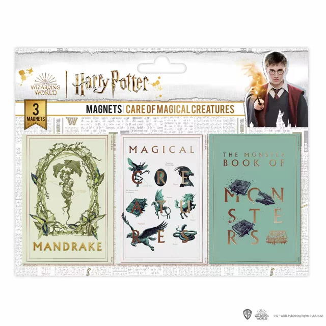 Magnete Harry Potter - Care of Magical creatures (3 Stck) - Magnete
