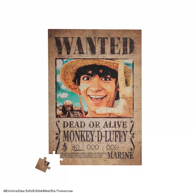 Magnetisches Puzzle One Piece - Luffy Wanted Poster - Magnete