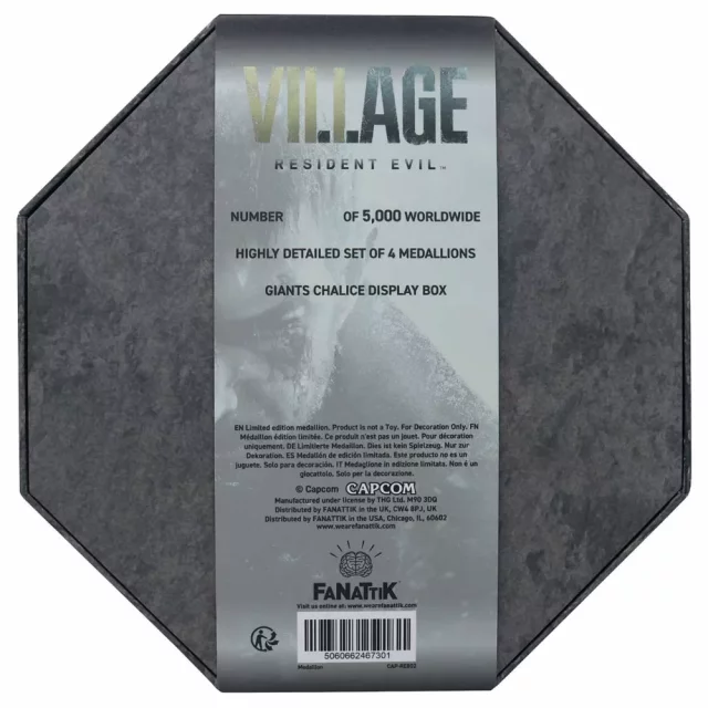 Medaillon Resident Evil - Medallion Set House Crest (Limited Edition) - Replik