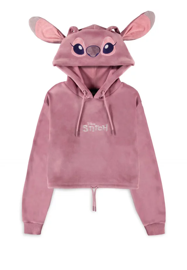 Damen-Hoodie Lilo & Stitch - Angel Cropped (größe XL) - Disney